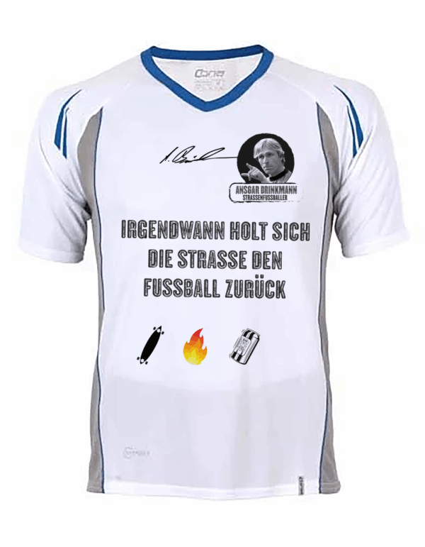 Club Tech Tee, Ansgar Edition (blue-white-grey) Irgendwann holt sich...