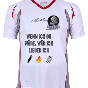 Club Tech Tee, Ansgar Edition (red-white grey) Wenn ich Du wäre...