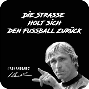 Untersetzer MTF , weiß Streetsoccer Edition -