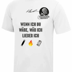 Cool Tech Shirt, Ansgar Edition (White)  Wenn ich du wäre....