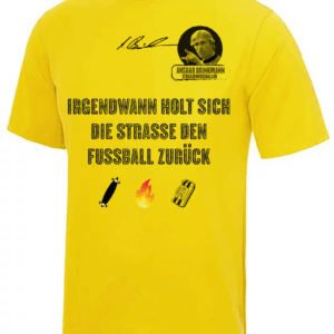 Cool Tech Shirt, Ansgar Edition (Sun Yellow)  Irgendwann holt sich die Straße....