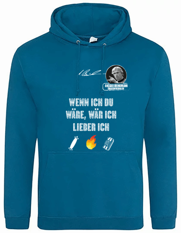 Hoodie Baumwolle Ansgar Edition "Wenn ich Du wäre, wäre ich lieber ich" Men