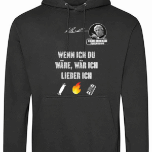 Hoodie Baumwolle Ansgar Edition "Wenn ich Du wäre, wäre ich lieber ich"  Women